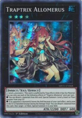 ( TRAPTRIX ALLOMERUS ) - Super - MP21-EN068 - 1st - NM - Yu-Gi-Oh 2021 Mega Tin-image
