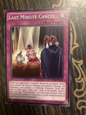 Yu-Gi-Oh! TCG Last Minute Cancel 2018 Mega Tin Pack MP15-EN238 1st Edition...-image