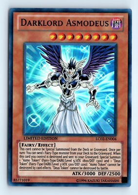 Yu-Gi-Uh Darklord Asmodeus #LC02-EN004 Legendary Collection 2 tcg-image