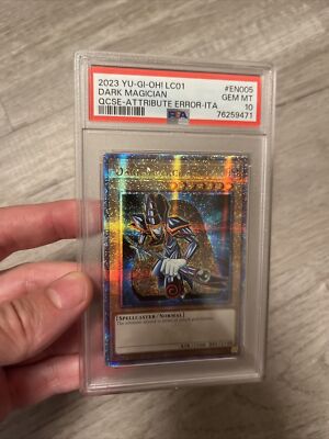 PSA 10 Dark Magician Quarter Century Rare GER Attribute Error Low Pop 2023 -image