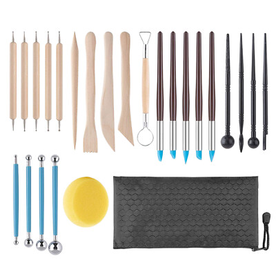 25X Polymer Clay Tool Kits Modeling Clay Sculpting Tools Set for Adults and Kids-image