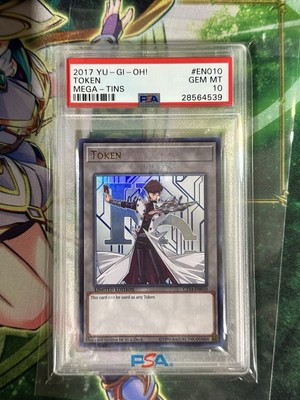 2017 YU-GI-OH! MEGA-TINS #EN010 TOKEN MEGA-TINS PSA 10 GEM MINT LOW POP 8-image