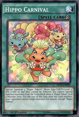 Yu-Gi-Oh! Hippo Carnival MP15-EN099 Common 1st Edition NM-image