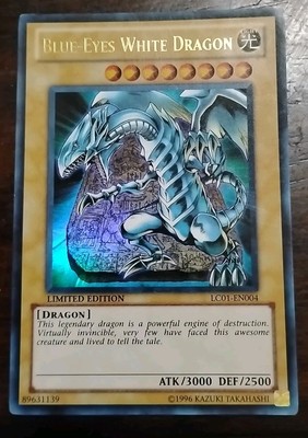 Blue-Eyes White Dragon LC01-EN004 Yu-Gi-Oh Legendary Collection 1 Limited...-image