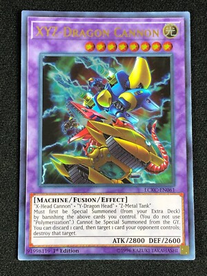 YUGIOH XYZ DRAGON CANNON LCKC-EN061 1ST ULTRA NM-image