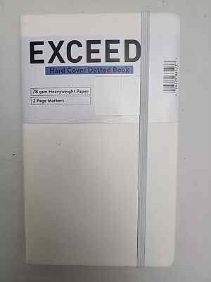 2 Pack Exceed Hard Cover Journal, Dotted Book 120 Pages, 5