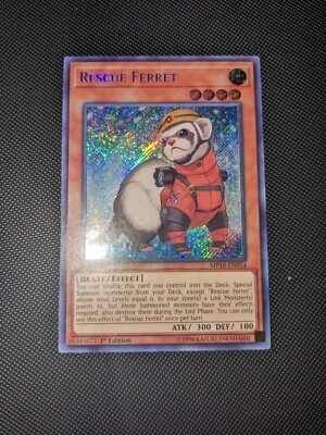 Yu-Gi-Oh! TCG Rescue Ferret 2018 Mega-Tin Mega Pack MP18-EN054 1st Edition...-image