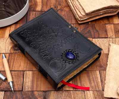 Book Of Shadows Leather Journal Magic Book The Morrigan-image