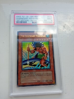 2002 Yu-Gi-Oh Pharaohs Servant 1st Edition The Legendary Fisherman PSV-050  AE-image
