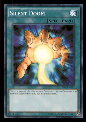 Yugioh Silent Doom #LDK2-ENK25 Legendary Decks II LP-image