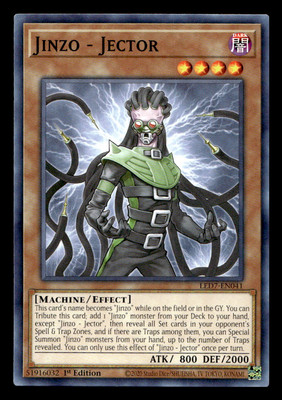 Yugioh Legendary Duelists: Rage of Ra #LED7-EN041 Jinzo - Jector-image