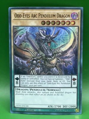 Yu-Gi-Oh! TCG Odd-Eyes Arc Pendulum Dragon Legendary Dragon Decks LEDD-ENC00 1st-image