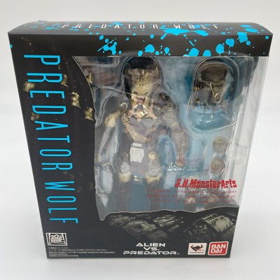 S.H. Monster Arts Predator Wolf Figure Alien Vs Predator Bandai From Japan Toy-image