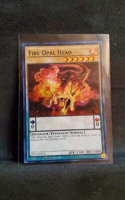 Fire Opal Head MP23-EN050 25th Anniversary Tin: Dueling Heroes Mega Pack 1st...-image