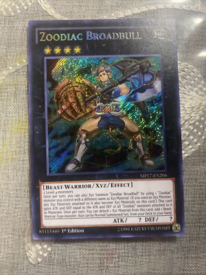 Zoodiac Broadbull - MP17-EN206 - Secret Rare - 1st Edition MP/LP Mega-Tins-image