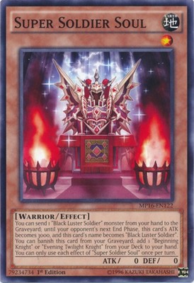 Super Soldier Soul - MP16-EN122 - Common - 1st Edition Near Mint 2016 Mega Tin S-image