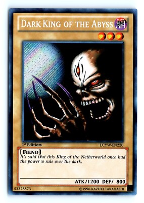 Yu-Gi-Uh Dark King of the Abyss LCYW-EN220 Legendary Collection 3 Yugi's World-image