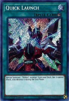 *** QUICK LAUNCH *** SECRET RARE 1ST EDITION MP18-EN139 YUGIOH! (MINT/NM)-image