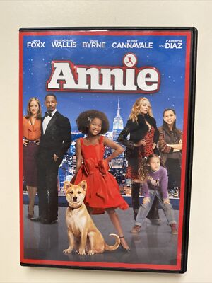 Annie (DVD, 2015) Jamie Foxx, Quvenzhane Wallis, Rose Byrne, Cameron Diaz-image