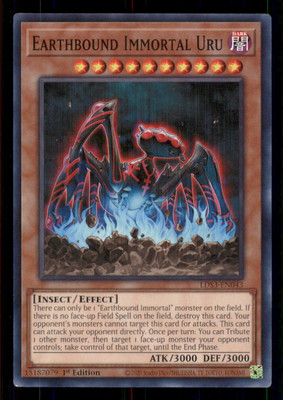Yugioh Earthbound Immortal Uru #LDS3-EN043 Legendary Duelists: Season 3 LP-image