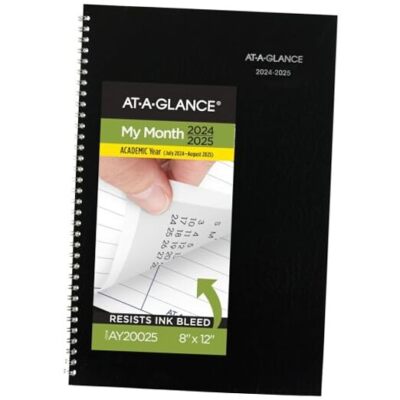  Planner 2024-2025 Academic, Monthly, 8