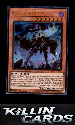 Illegal Knight MP23-EN072 Ultra Rare 25th Anniversary Tin: Dueling Heroes Mega P-image