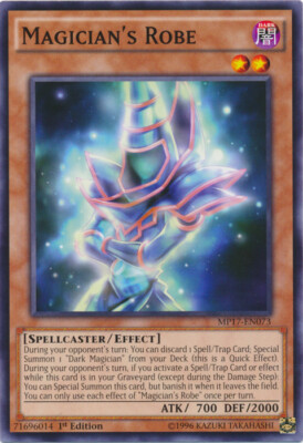 Magician's Robe - MP17-EN073 - Common - 1st Edition x1 - Near Mint-image