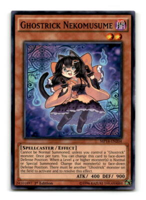 Ghostrick Nekomusume - MP14-EN204 1st Edition - YuGiOh-LP-image