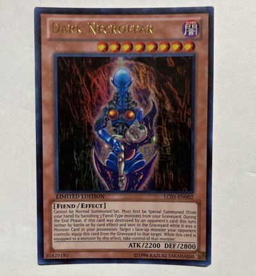 Yugioh TCG Dark Necrofear LC03-EN002 Ultra Rare Limited Edition-image