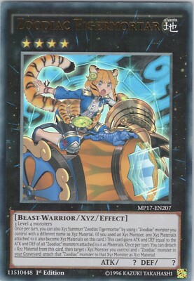 Zoodiac Tigermortar NM MP17 1st 2017 Mega-Tins Mega Pack Yugioh-image