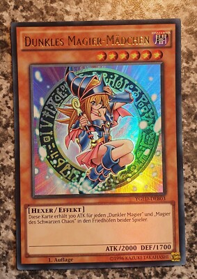 Yugioh YGLD-DEB03 Dark Magician Girl Ultra Rare 1st Edition NM-image