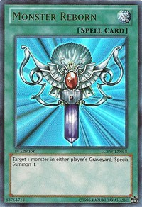 Monster Reborn - 1st Edition Legendary Collection 3: Yugi's World NM YuGiOh-image