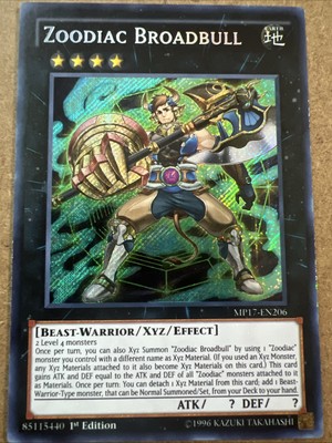 Yu-Gi-Oh 2017 Mega-Tin Mega Pack - Zoodiac Broadbull MP17-EN206-image