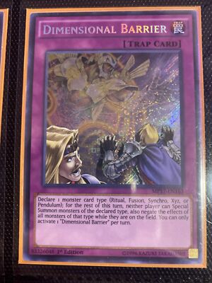 Yu-Gi-Oh! TCG Dimensional Barrier 2017 Mega-Tin Mega Pack MP17-EN163 1st Edition-image