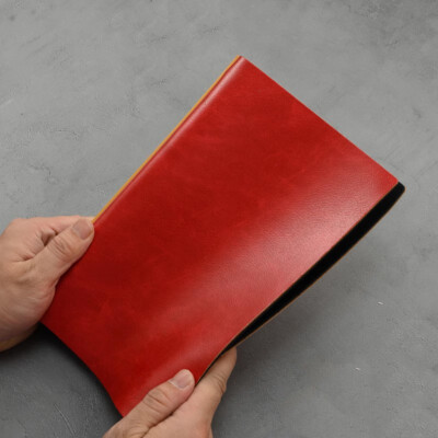 Genuine Leather Vintage Journal A5 Notebook Lined Paper Writing Diary 200 Pages-image