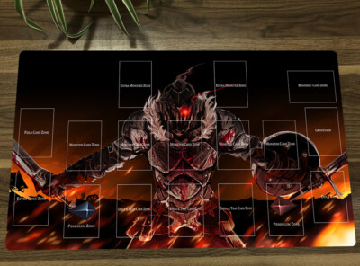 NEW Goblin Slayer Playmat Trading Card Game TCG CCG YGO Game Play Mat & Bag-image