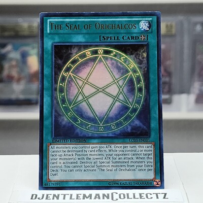 Yugioh! The Seal Of Orichalcos Ultra Rare LC03-EN001 Legendary Collection 3 Eng-image