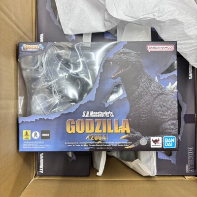 S.H.MonsterArts SHM Godzilla 2004 Reprint FINAL WARS Movable Monster 16cm-image
