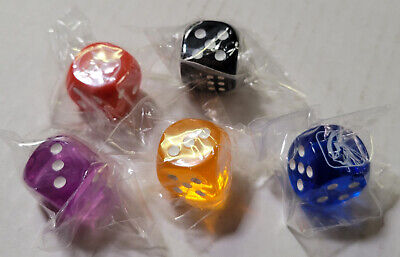 YUGIOH TCG LEGENDARY DUELIST SEASON 3 LDS3 SEALED DICE SET OF 5-image