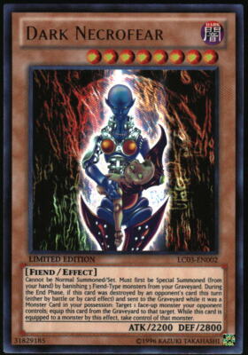 Yu-Gi-Oh! - Dark Necrofear 2012 LC03-EN002 Ultra Rare Limited Edition-image