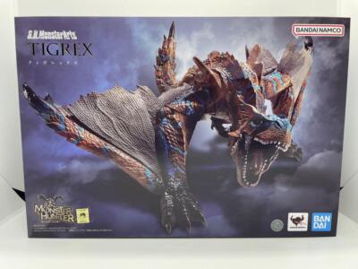 S.H.MonsterArts Monster Hunter Rise Tigrex Figure BANDAI-image