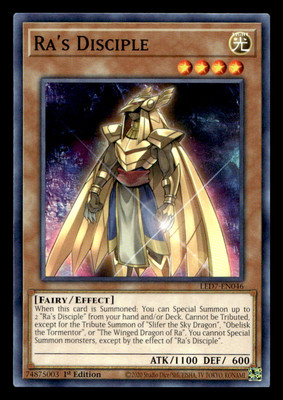 Yugioh Legendary Duelists: Rage of Ra #LED7-EN046 Ra's Disciple-image