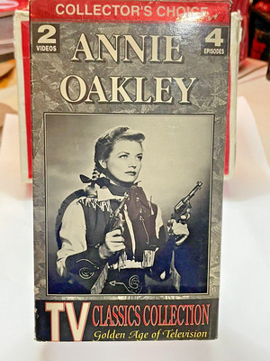 ANNIE OAKLEY Collector's Choice TV Classics Collection VHS Tape-image