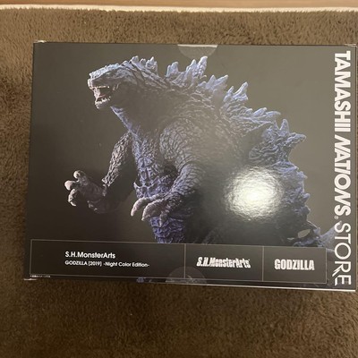 Bandai S.H. MonsterArts Godzilla 2019 Night Color Action Figure-image