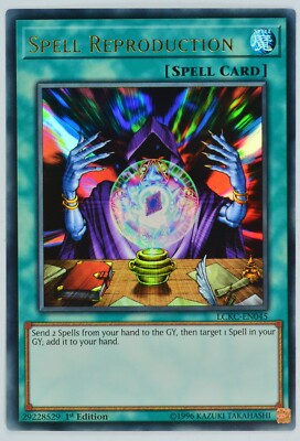 Yugioh! Spell Reproduction LCKC-EN045 Ultra Rare 1st Edition-image