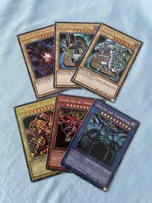 YuGiOh Egyptian God Cards, Obelisk, Blue Eyes (Legendary Collection LC01 Set)-image