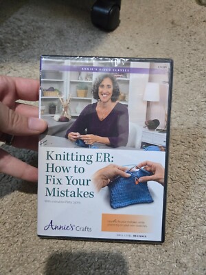Annies Crafts Knitting ER: How to Fix Your Mistakes DVD - NEW-image