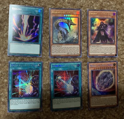 Yu-Gi-Oh 2019 Mega Tin Gold Sarcophagus 6 Card Lot-image