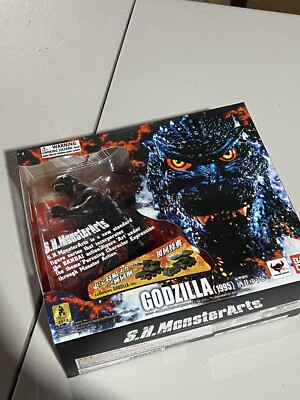 Bandai 69746 S.H.MonsterArts Tamashii Nations Burning Godzilla Action Figure New-image