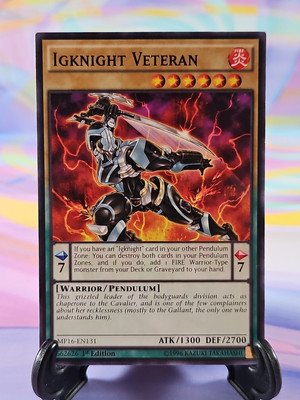 Yu-Gi-Oh TCG Card | Igknight Veteran MP16-EN131 First Edition-image